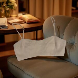 Elegant Cream Linen DISSH Bralette